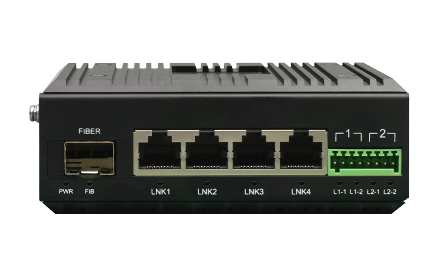 飛暢科技-工業(yè)軌式2路串口／4路開關量+4路百