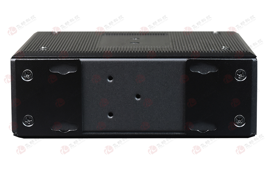 飛暢科技-工業(yè)軌式4百兆電+4路百兆光+2路串口 2千兆光環(huán)網交換機