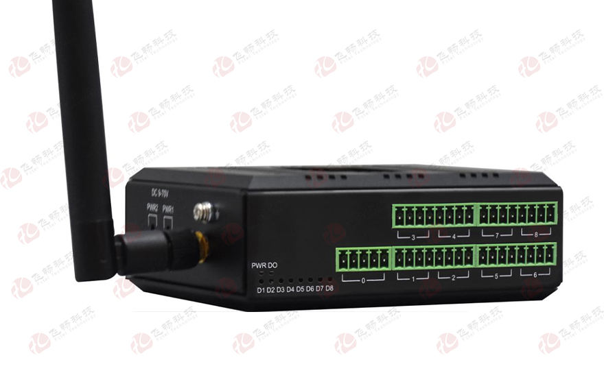 飛暢科技-工業(yè)軌式16路DI/DO/AI/AO開關(guān)量模擬量LoRa對(duì)傳設(shè)備