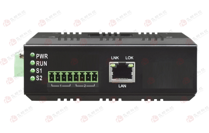 飛暢科技-工業(yè)軌式1-2路CAN總線服務器